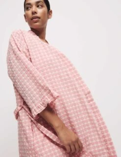 Pure Cotton Gingham Yarn Dyed Dobby Wrap -Cyberjammies Store pure cotton gingham yarn dyed dobby wrap 9