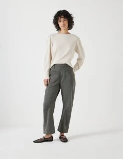 Emily Pure Cotton Puff Sleeve Top -Cyberjammies Store pure cotton jersey puff sleeve sweatshirt 1