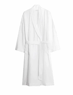 Pure Cotton Muslin Dobby Dressing Gown -Cyberjammies Store pure cotton muslin dobby dressing gown