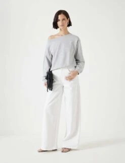 Pure Cotton Off The Shoulder Sweatshirt -Cyberjammies Store pure cotton off the shoulder sweatshirt 16