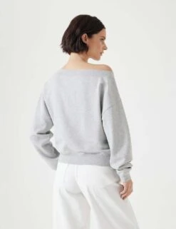 Pure Cotton Off The Shoulder Sweatshirt -Cyberjammies Store pure cotton off the shoulder sweatshirt 17