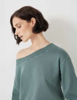 Pure Cotton Off The Shoulder Sweatshirt -Cyberjammies Store pure cotton off the shoulder sweatshirt 7