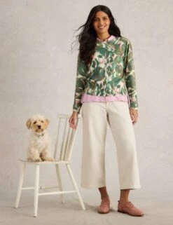 WHITE STUFF Pure Cotton Ombre Crew Neck Jumper -Cyberjammies Store pure cotton ombre crew neck jumper 11