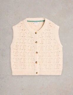 WHITE STUFF Pure Cotton Openstitch Button Through Tank Top 19 WHITE STUFF Pure Cotton Openstitch Button Through Tank Top -Cyberjammies Store pure cotton openstitch button through tank top 7