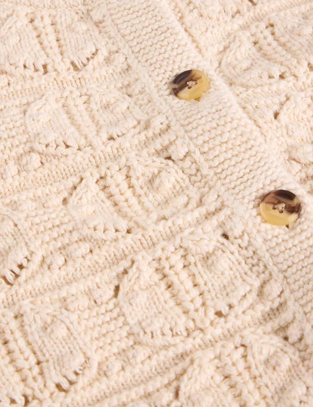 WHITE STUFF Pure Cotton Openstitch Button Through Tank Top 9 WHITE STUFF Pure Cotton Openstitch Button Through Tank Top - Image 9