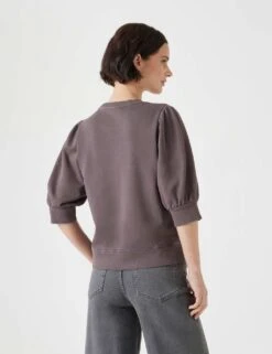 Pure Cotton Puff Sleeve Sweatshirt -Cyberjammies Store pure cotton puff sleeve sweatshirt 6