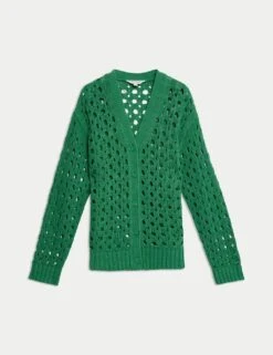 Pure Cotton Relaxed Longline Cardigan -Cyberjammies Store pure cotton relaxed longline cardigan 7