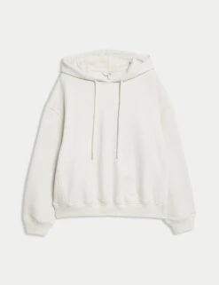 Pure Cotton Ribbed Cropped Hoodie -Cyberjammies Store pure cotton ribbed cropped hoodie 5