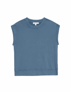 Pure Cotton Sleeveless Sweatshirt -Cyberjammies Store pure cotton sleeveless sweatshirt 1