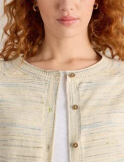 WHITE STUFF Pure Cotton Space Dyed Cardigan -Cyberjammies Store pure cotton space dyed cardigan 10