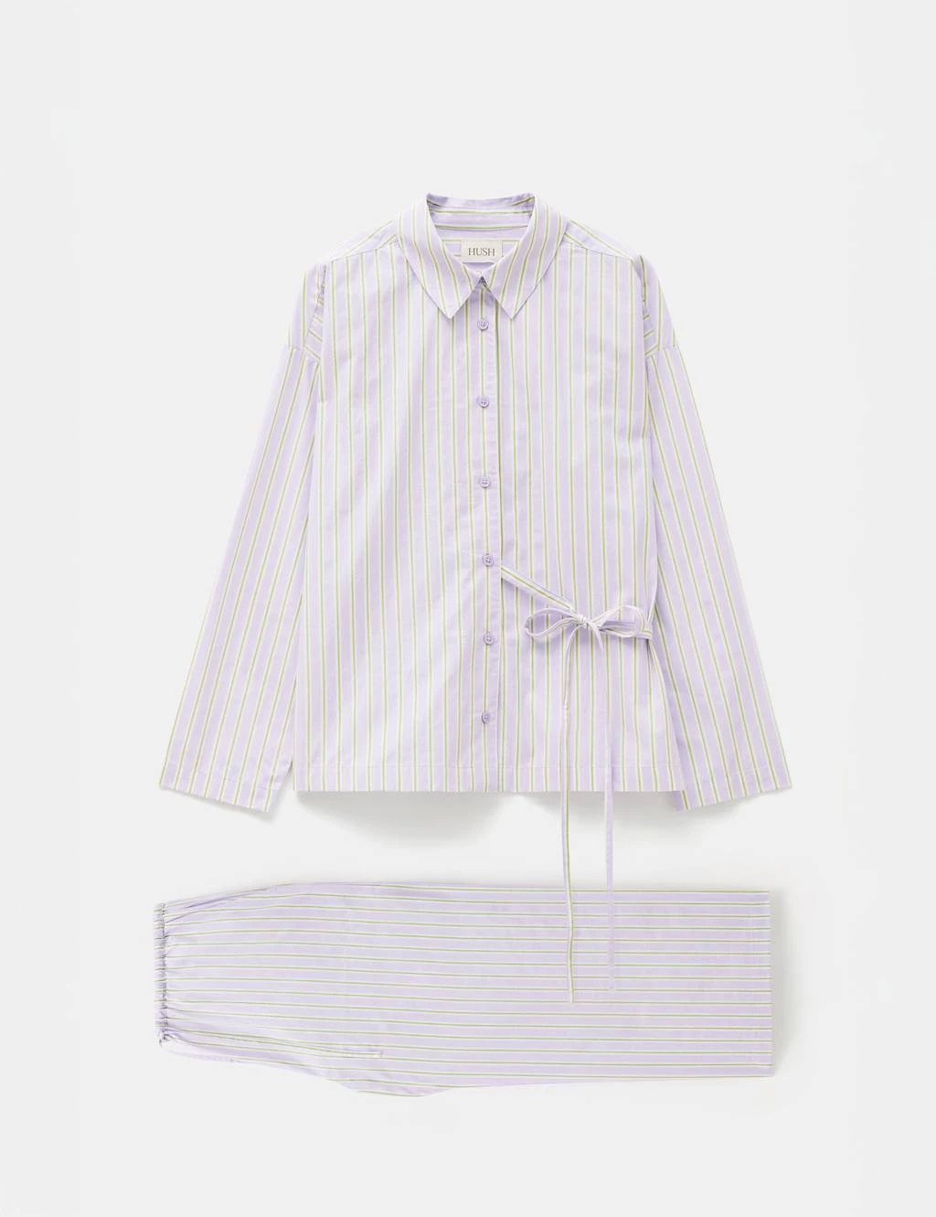 Pure Cotton Striped Poplin Pyjama Set 7 Pure Cotton Striped Poplin Pyjama Set - Image 7