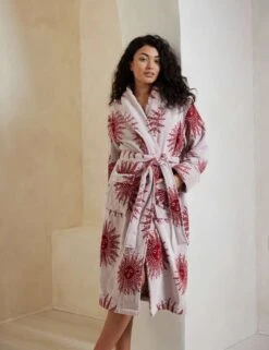 Pure Cotton Sun Print Dressing Gowns 13 Pure Cotton Sun Print Dressing Gowns -Cyberjammies Store pure cotton sun print robe 1