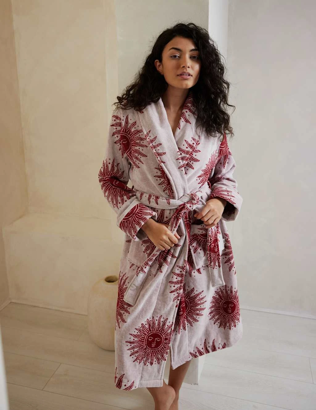 Pure Cotton Sun Print Dressing Gowns 5 Pure Cotton Sun Print Dressing Gowns - Image 5
