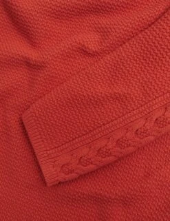 Pure Cotton Textured Roll Neck Jumper -Cyberjammies Store pure cotton textured roll neck jumper 7