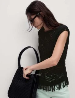 Pure Cotton Textured Slim Fit Knitted Top -Cyberjammies Store pure cotton textured slim fit knitted top 14