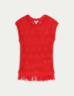 Pure Cotton Textured Slim Fit Knitted Top -Cyberjammies Store pure cotton textured slim fit knitted top 6