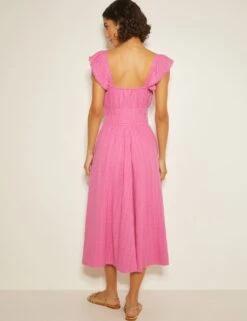 MONSOON Pure Cotton Textured Sweetheart Neckline Midi Beach Dress 17 MONSOON Pure Cotton Textured Sweetheart Neckline Midi Beach Dress -Cyberjammies Store pure cotton textured sweetheart neckline midi beach dress 7