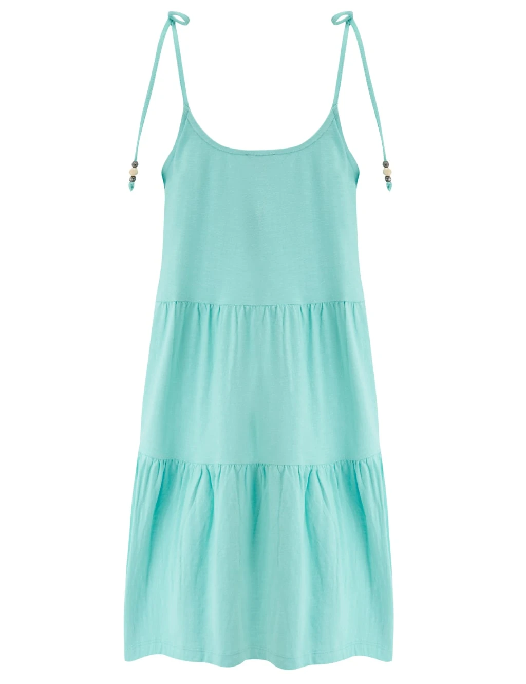 Pour Moi Pure Cotton Tie Detail Mini Tiered Beach Dress 19 Pour Moi Pure Cotton Tie Detail Mini Tiered Beach Dress - Image 19