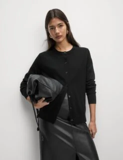 Pure Merino Wool Crew Neck Cardigan -Cyberjammies Store pure merino wool crew neck cardigan 13