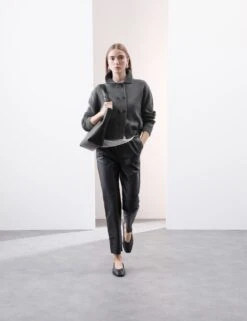 Pure Merino Wool Cropped Knitted Jacket -Cyberjammies Store pure merino wool cropped knitted jacket 11