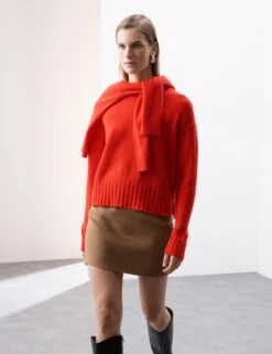 Pure Merino Wool Ribbed Crew Neck Jumper -Cyberjammies Store pure merino wool ribbed crew neck jumper 17