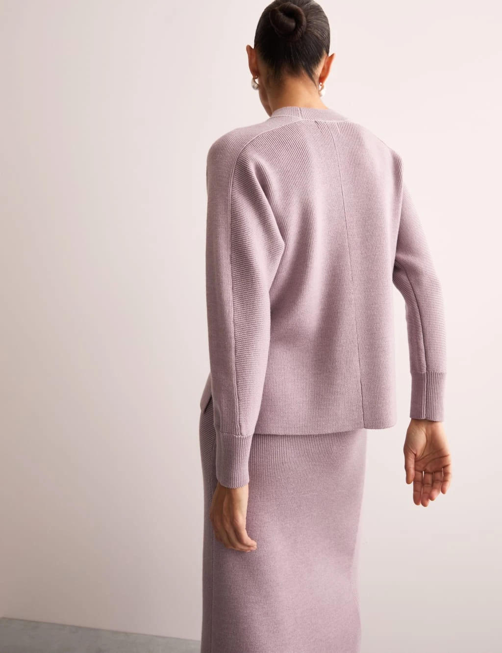 Jaeger Pure Merino Wool Ribbed Funnel Neck Jumper 16 Jaeger Pure Merino Wool Ribbed Funnel Neck Jumper - Image 16