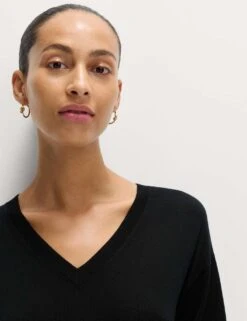 Pure Merino Wool V-Neck Jumper -Cyberjammies Store pure merino wool v neck jumper 11