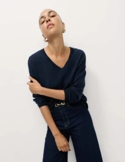 Pure Merino Wool V-Neck Jumper -Cyberjammies Store pure merino wool v neck jumper 16