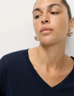 Pure Merino Wool V-Neck Jumper -Cyberjammies Store pure merino wool v neck jumper 17