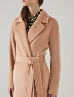 Pure Wool Belted Longline Coat -Cyberjammies Store pure wool belted longline coat 4