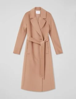 Pure Wool Belted Longline Coat -Cyberjammies Store pure wool belted longline coat 7