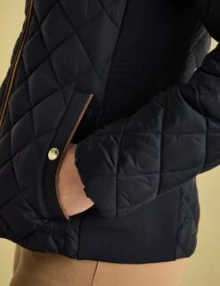 Joules Quilted Funnel Neck Jacket -Cyberjammies Store quilted funnel neck jacket 9