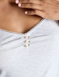 Rib Lounge Camisole Short Set -Cyberjammies Store rib lounge camisole short set 13