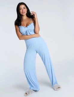 Ribbed Frill Detail Pyjama Set -Cyberjammies Store ribbed frill detail pyjama set 6