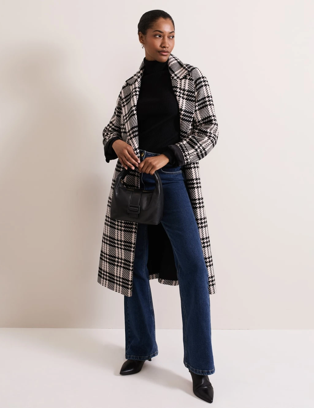 Ribbed Roll Neck Fluted Sleeve Jumper 9 Ribbed Roll Neck Fluted Sleeve Jumper - Image 9