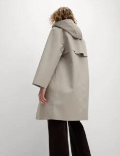 Rubber Hooded Clean Longline Parka Coat -Cyberjammies Store rubber hooded clean longline parka coat 12