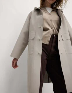 Rubber Hooded Clean Longline Parka Coat -Cyberjammies Store rubber hooded clean longline parka coat 13