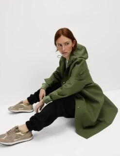 Rubber Hooded Clean Longline Parka Coat -Cyberjammies Store rubber hooded clean longline parka coat 17