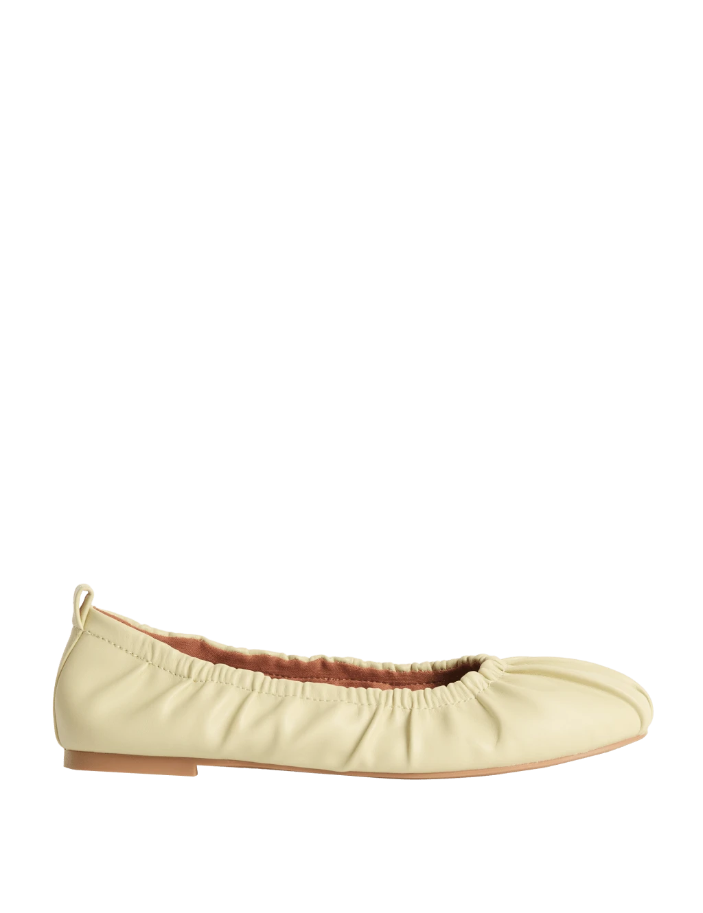 Ruched Slip On Ballet Pumps 5 Ruched Slip On Ballet Pumps - Image 5