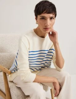 Sadie Striped Round Neck Jumper -Cyberjammies Store sadie striped round neck jumper 8