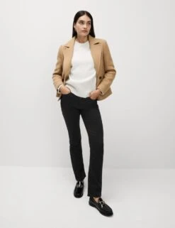 Roma Straight Leg Jeans -Cyberjammies Store sateen roma rise straight leg jeans 7