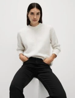 Roma Straight Leg Jeans -Cyberjammies Store sateen roma rise straight leg jeans 8