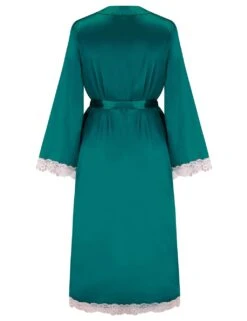 Pour Moi Satin & Lace Wide Sleeve Robe -Cyberjammies Store satin and lace wide sleeve robe 1