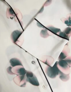 Satin Floral Print Pyjama Set -Cyberjammies Store satin floral print pyjama set 9