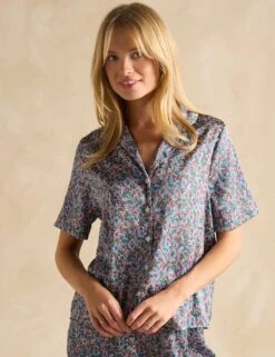 Joules Satin Floral Shortie Set -Cyberjammies Store satin floral shortie set 10