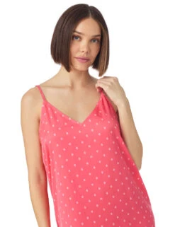 DKNY Satin Geometric Strappy Short Chemise -Cyberjammies Store satin geometric strappy short chemise 5