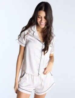 Satin Shortie Set -Cyberjammies Store satin shortie set 14