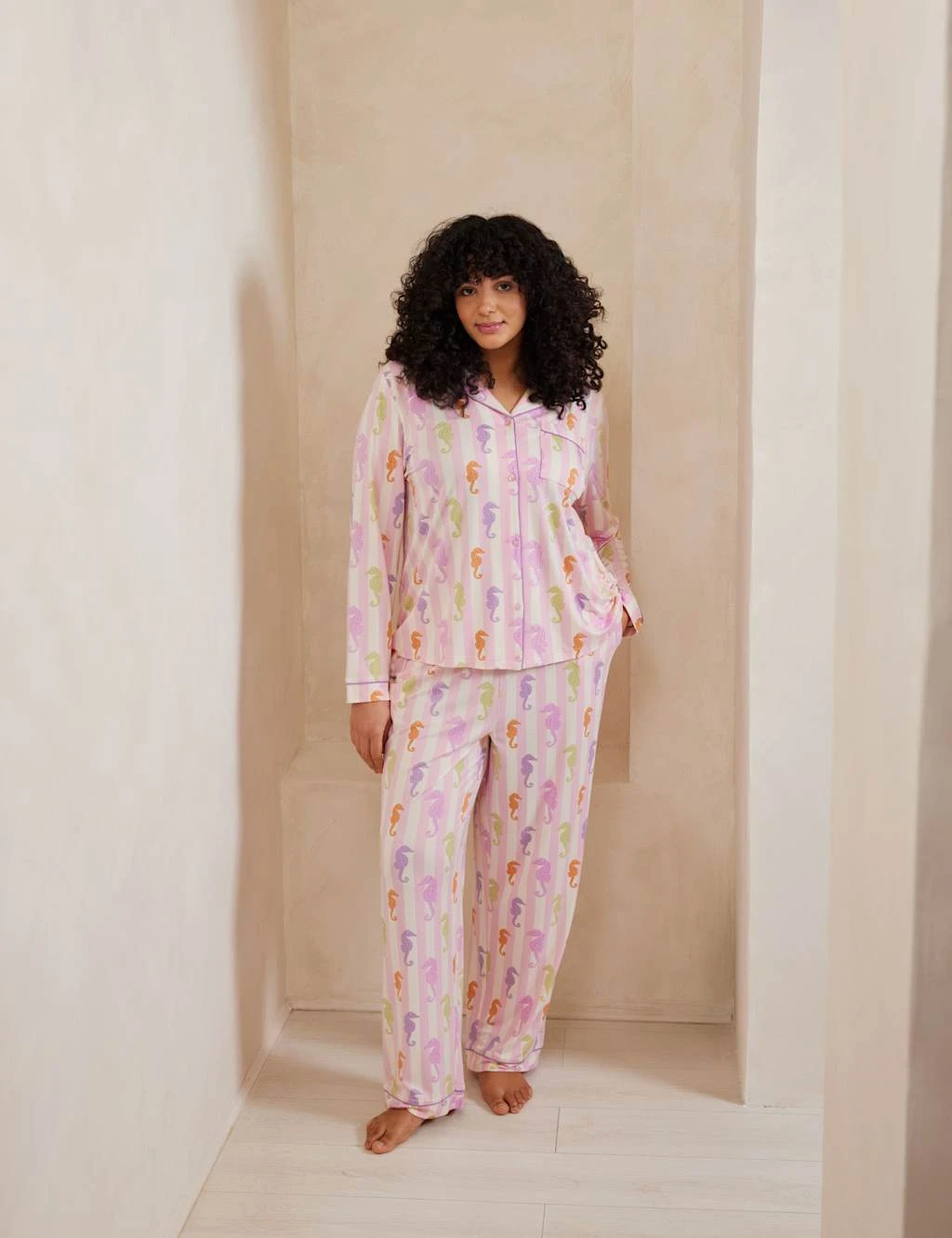 Seahorse Striped Pyjama Set 6 Seahorse Striped Pyjama Set - Image 6