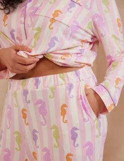 Seahorse Striped Pyjama Set 16 Seahorse Striped Pyjama Set -Cyberjammies Store seahorse striped pyjama set 6