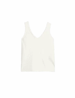 Sequin Textured V-Neck Knitted Vest -Cyberjammies Store sequin textured v neck knitted vest